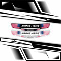 Patriotic Visor Stickers